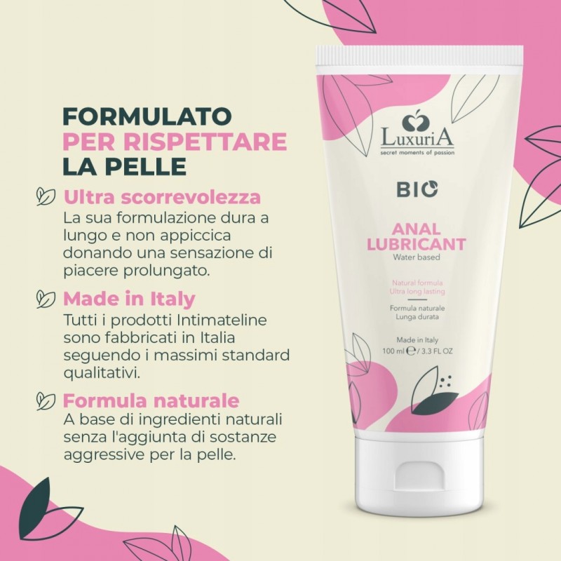 Анальна змазка Luxuria Bio Anal Lubricant 100 мл IntimateLine