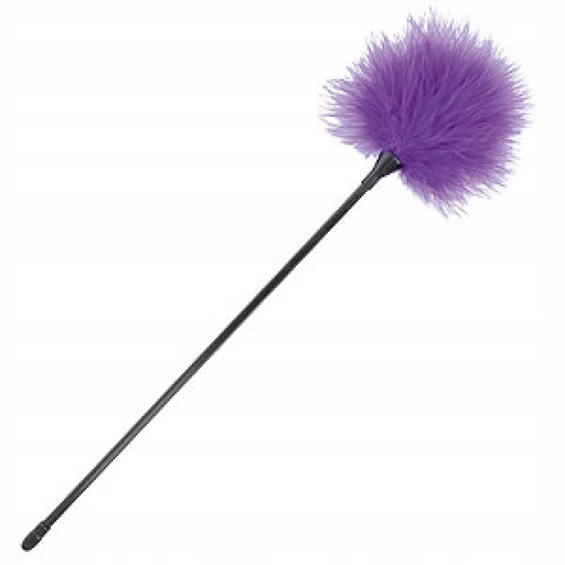 Фіолетове пір'ячко для лоскоту Darkness Purple Feather, 42 см