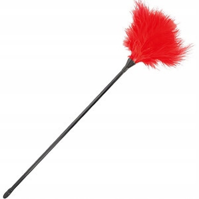 Червоне пір'ячко для лоскоту Darkness Red Feather, 42 см