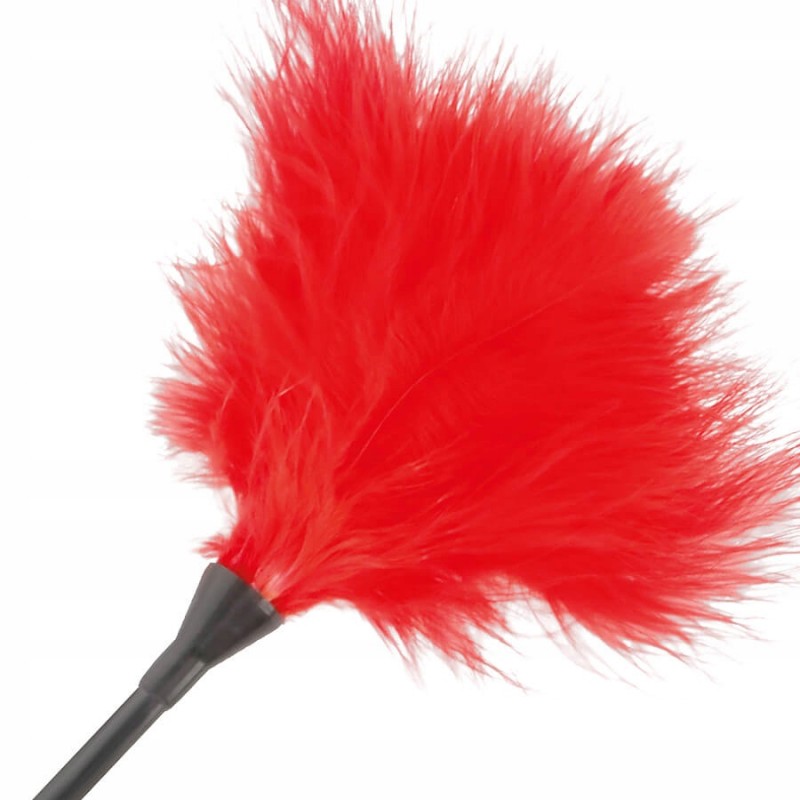 Червоне пір'ячко для лоскоту Darkness Red Feather, 42 см