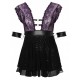 Комплект для бондажу Cottelli Bondage Plus, розмір XL, з фіолетовим мереживом та аксесуарами