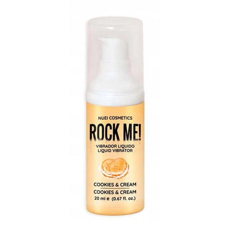Rock Me! Стимулюючий гель-вібратор Cookies & Cream 20 мл