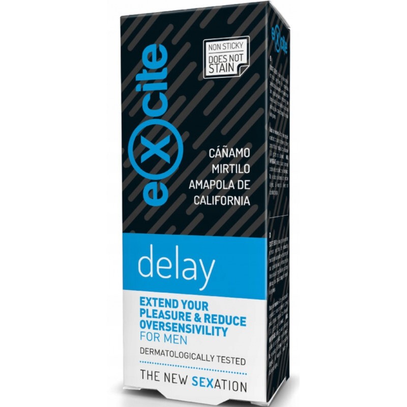 Збуджуючий гель для затримки еякуляції Excite Delay 20 мл з ментолом та натуральними екстрактами