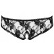 Жіночі трусики Cottelli Lingerie (C2310155), мереживні трусики чорні S
