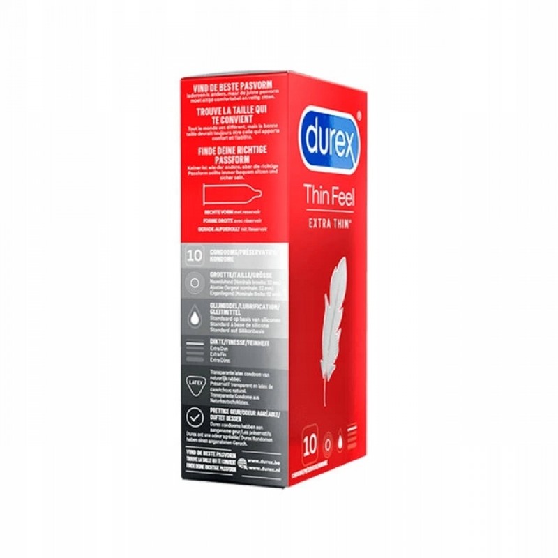 Durex Thin Feel Extra Thin 10 шт - ультратонкі латексні презервативи