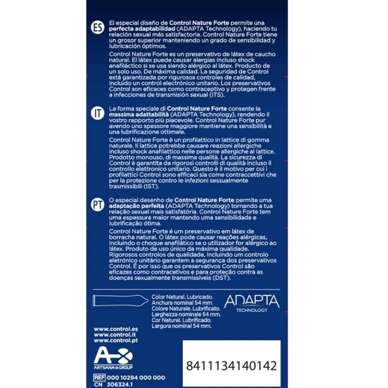 Control Форте 12 шт. анатомічні презервативи, підвищена товщина