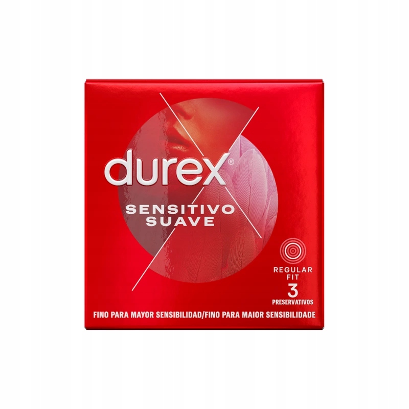 Durex Sensitive Soft презервативи 3 шт. тонкі, анатомічні, змащені
