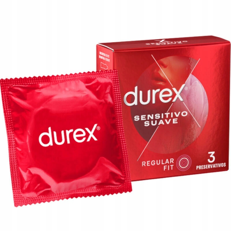 Durex Sensitive Soft презервативи 3 шт. тонкі, анатомічні, змащені