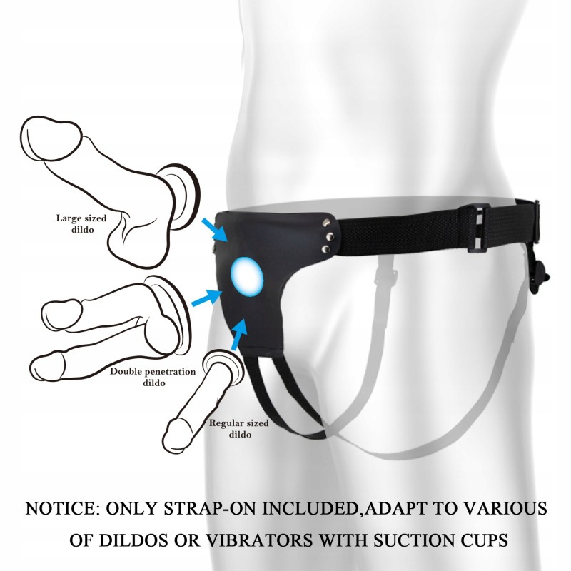 Кріплення Party Up strap-on, чорне, Nick