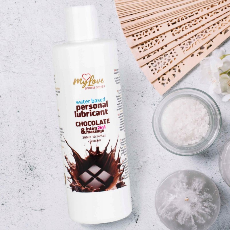 MyLove Aroma Series Інтимний та масажний гель 2в1 Шоколад 300 мл