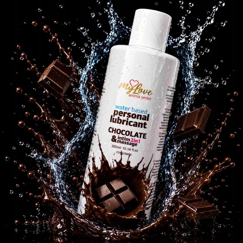 MyLove Aroma Series Інтимний та масажний гель 2в1 Шоколад 300 мл