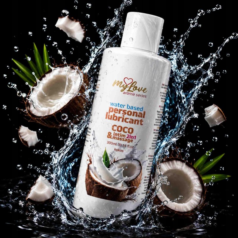 MyLove Aroma Series Інтимний та масажний гель 2в1 Кокос 300мл
