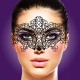 Rianne S Soiree Mask II Brigitte Венеціанська маска з тканини чорна