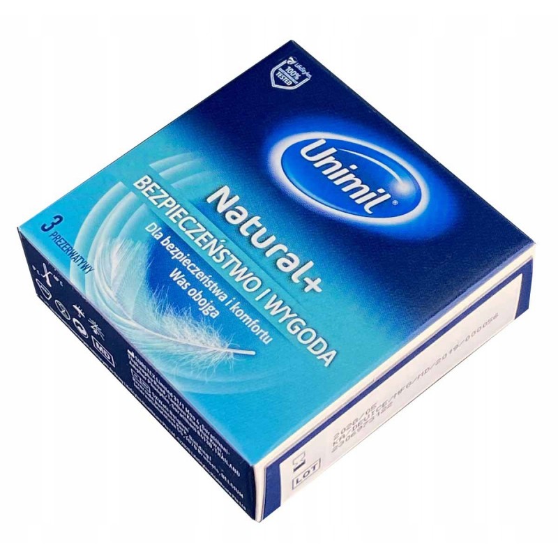 Презервативи UNIMIL Natural 3 шт.