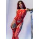 ЕРОТИЧНА БІЛИЗНА BODYSTOCKING З ОТВОРОМ ЧЕРВОНИЙ КОМПЛЕКТ СТРІНГІ BODY SEX