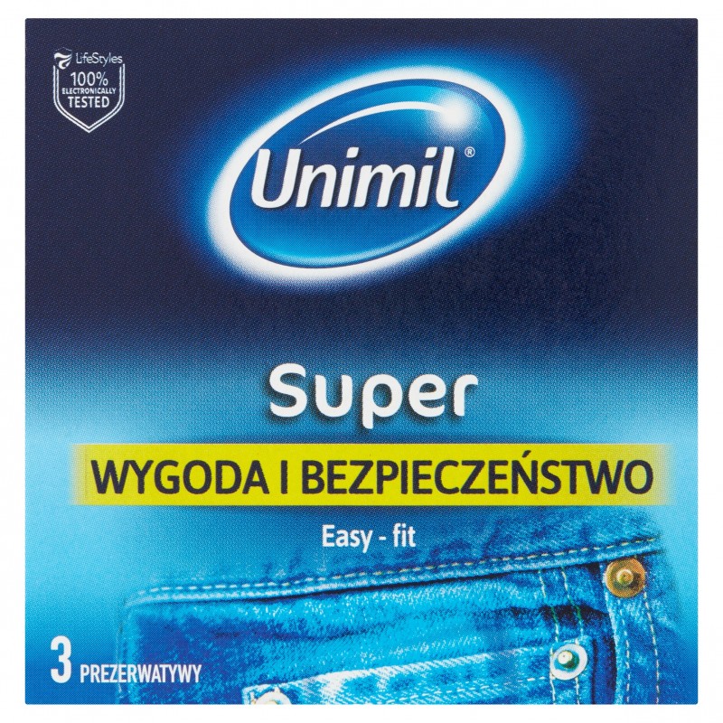 UNIMIL Супер латексні презервативи 3шт