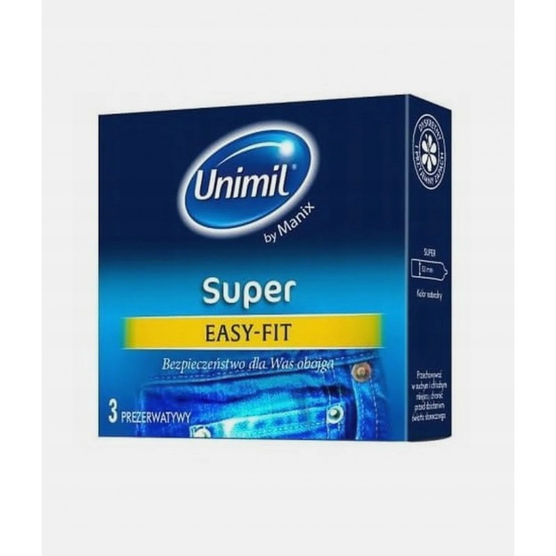 UNIMIL Супер латексні презервативи 3шт