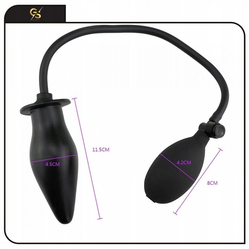 НАДУВНИЙ АНАЛЬНИЙ ПРОБКОВИЙ ДУПКА З НАСОСОМ BUTT PLUG + Бонус