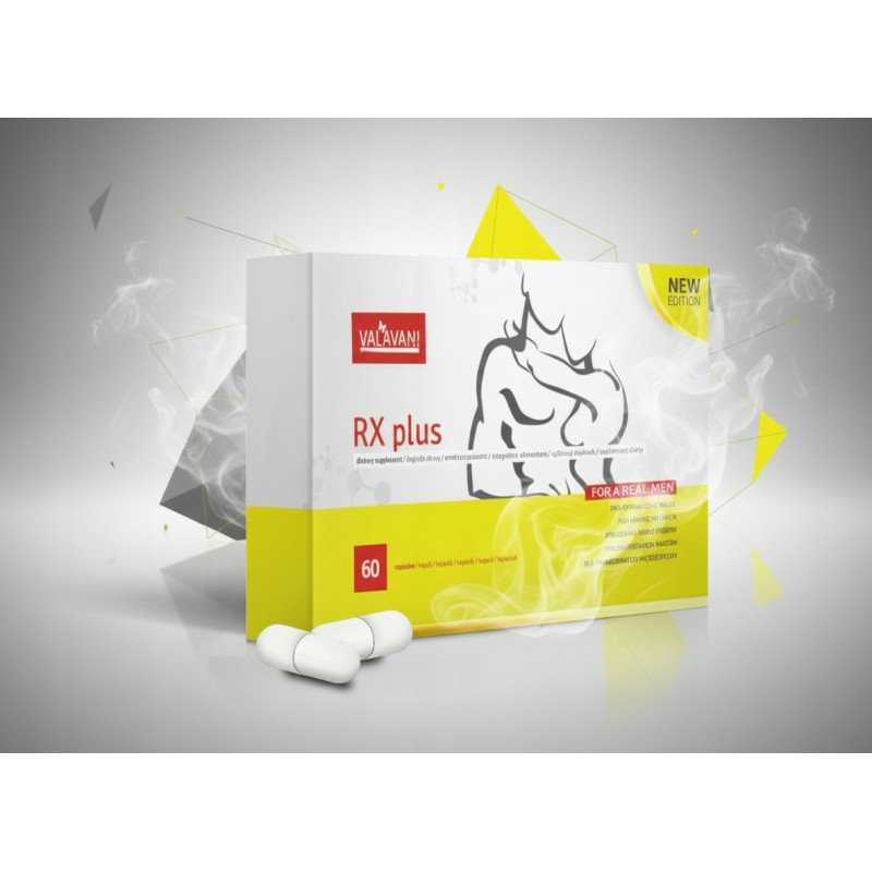 RX Plus 60 капсул – підтримка життєвої сили, витривалості та чоловічої енергії