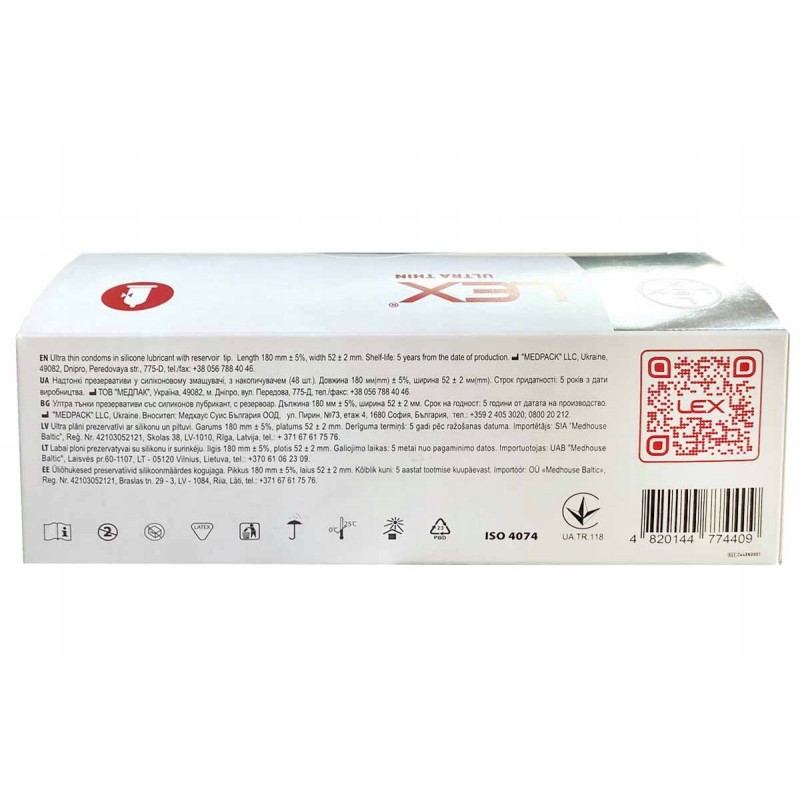 Презервативи LEX Ultra Thin 48 шт.