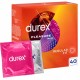 DUREX Pleasure Mix Стимулюючі презервативи з рельєфом 40 шт.