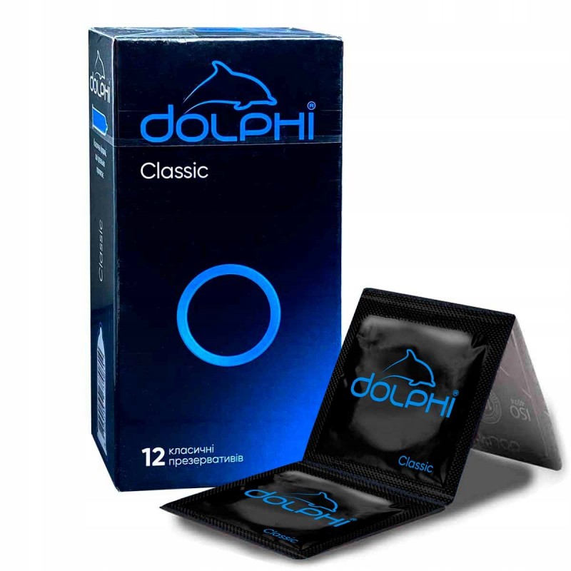 Презервативи Dolphi Classic 36 шт. (3 упаковки по 12 шт.)