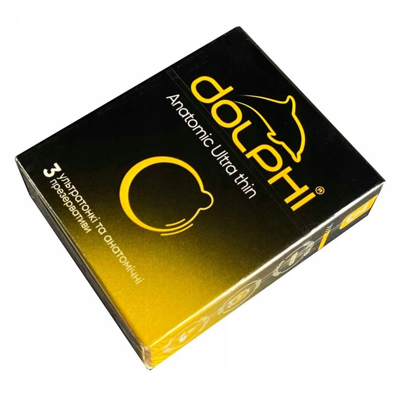 Презервативи Dolphi Anatomic ultra thin 3 шт.