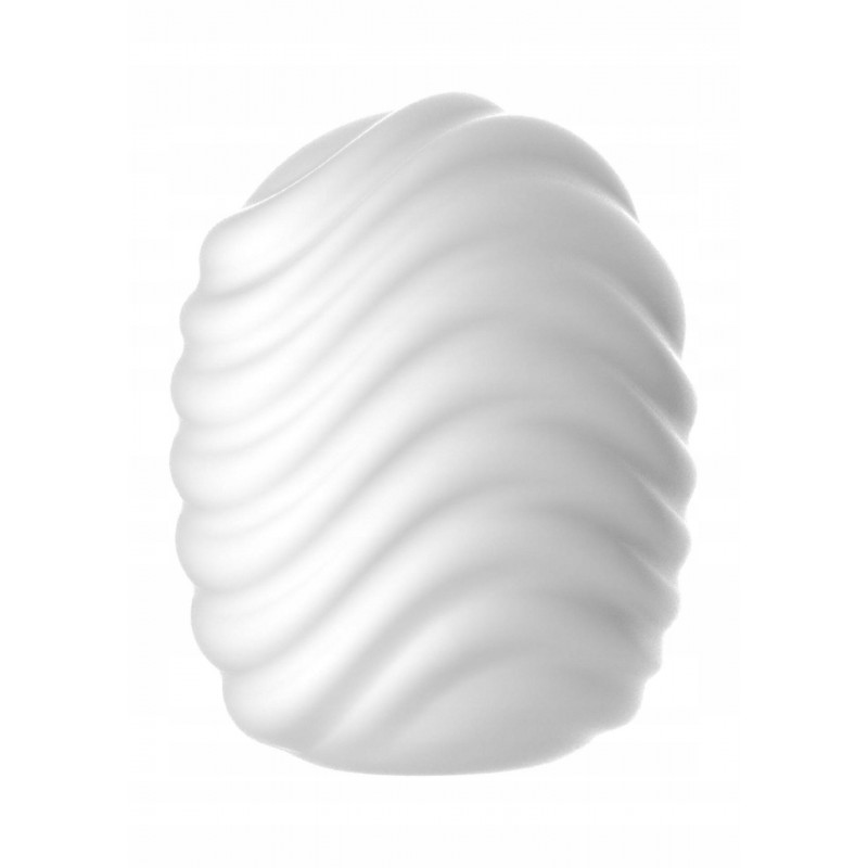 МІНІ-МАСТУРБАТОР WAVE WHITE TOYJOY HERO ДУЖЕ ЕЛАСТИЧНИЙ ХВИЛЯСТІ ВИСТУПИ