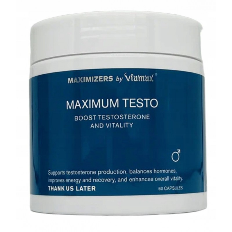 Viamax Maximum Testo Натуральне Підвищення Тестостерону Лібідо Ерекція