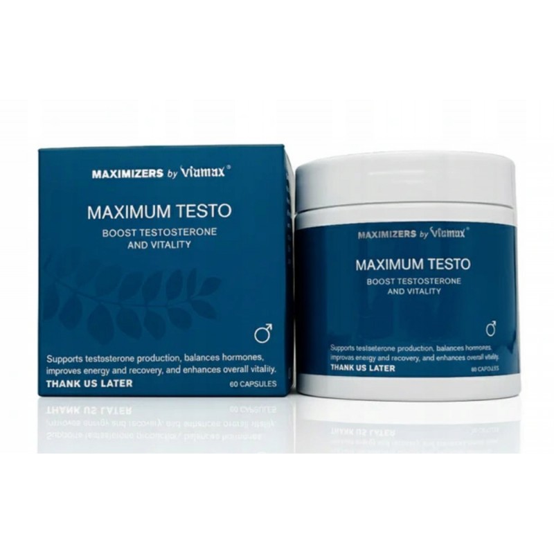 Viamax Maximum Testo Натуральне Підвищення Тестостерону Лібідо Ерекція