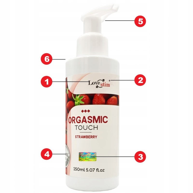 Олія ORGASMIC TOUCH STAWBERRY 150 мл