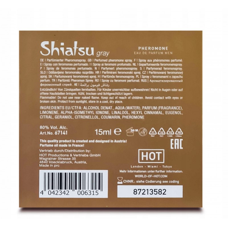 SHIATSU Феромони для чоловіків Grey 15 мл