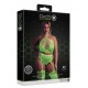 НЕОНОВИЙ КОМПЛЕКТ З УФ-ЕФЕКТОМ, ГРЕЦЬКИЙ ДЕКОЛЬТЕ, ШКАРПЕТКИ XS/XL XL/XXXXL