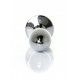 Анальна пробка з нержавіючої сталі з діамантом 7,7 см, діаметр 2 см, анатомічна