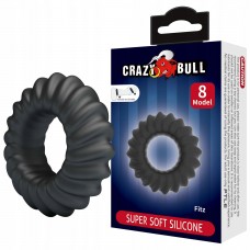 КІЛЬЦЕ НА ПЕНІС ЕЛАСТИЧНИЙ СИЛІКОНОВЕ З СПІЛЬНИМ ЕФЕКТОМ CRAZY BULL