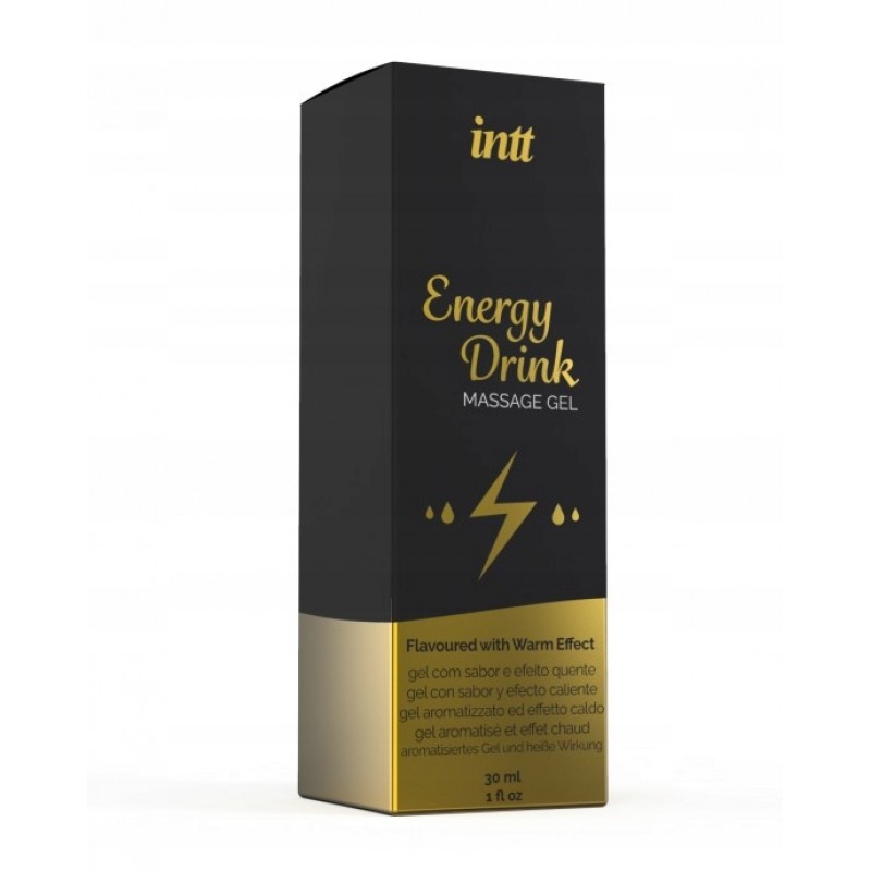 РОЗІГРІВАЮЧИЙ МАСАЖНИЙ ГЕЛЬ ENERGY DRINK З ЕФЕКТОМ ПОЦІЛУНКУ ДЛЯ ОРАЛЬНОГО СЕКСУ 30 МЛ