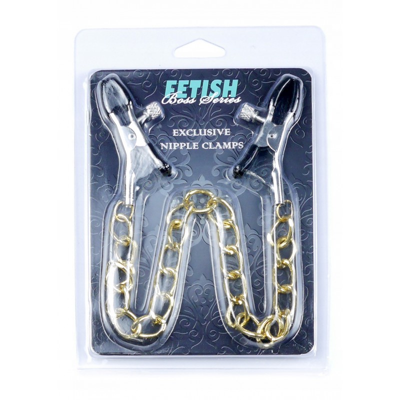 Стимулятор Exclusive Nipple Clamps No.8 Fetish B Series (Затискачі для сосків з ефектом стимуляції, серія Fetish B, модель No.8)