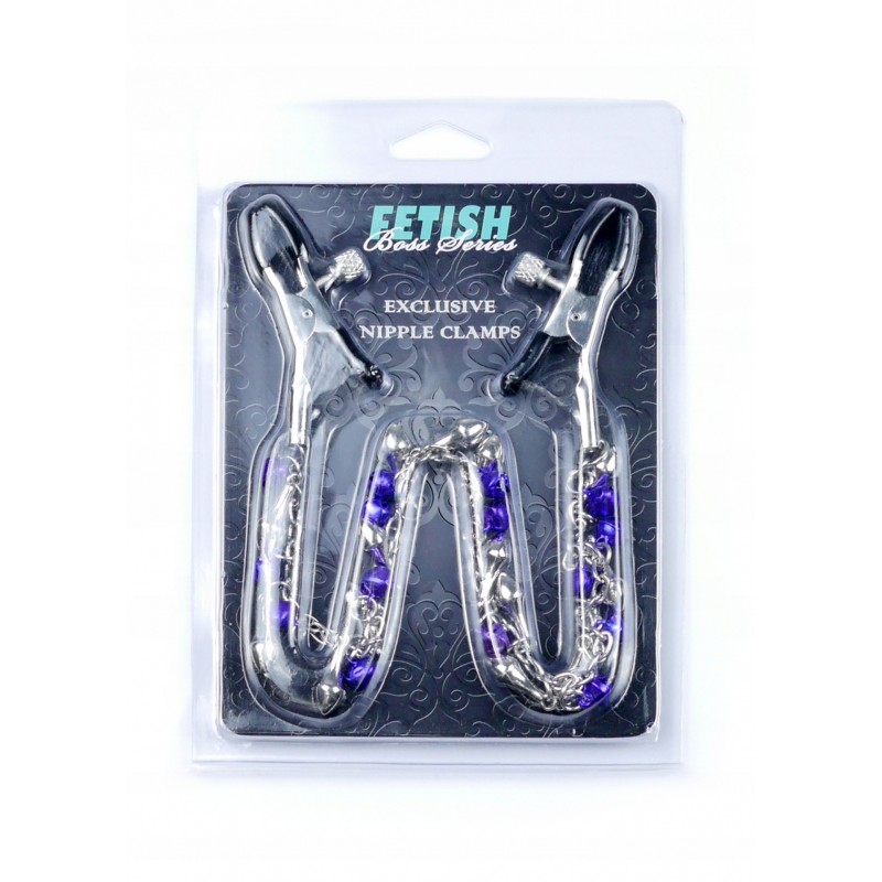 Стимулятор Exclusive Nipple Clamps No.2 Fetish B Series (Затискачі для сосків з ефектом стимуляції, серія Fetish B, модель No.2)