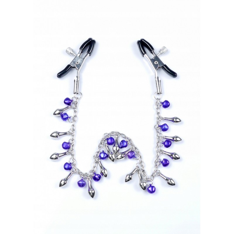 Стимулятор Exclusive Nipple Clamps No.2 Fetish B Series (Затискачі для сосків з ефектом стимуляції, серія Fetish B, модель No.2)