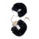 Кайдани Фетиш B Series Furry Cuffs Чорні 2,7