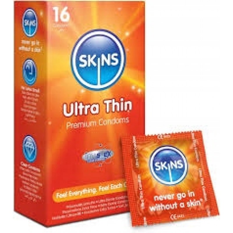 Презервативи SKINS ULTRA THIN 16 Ультратонкі