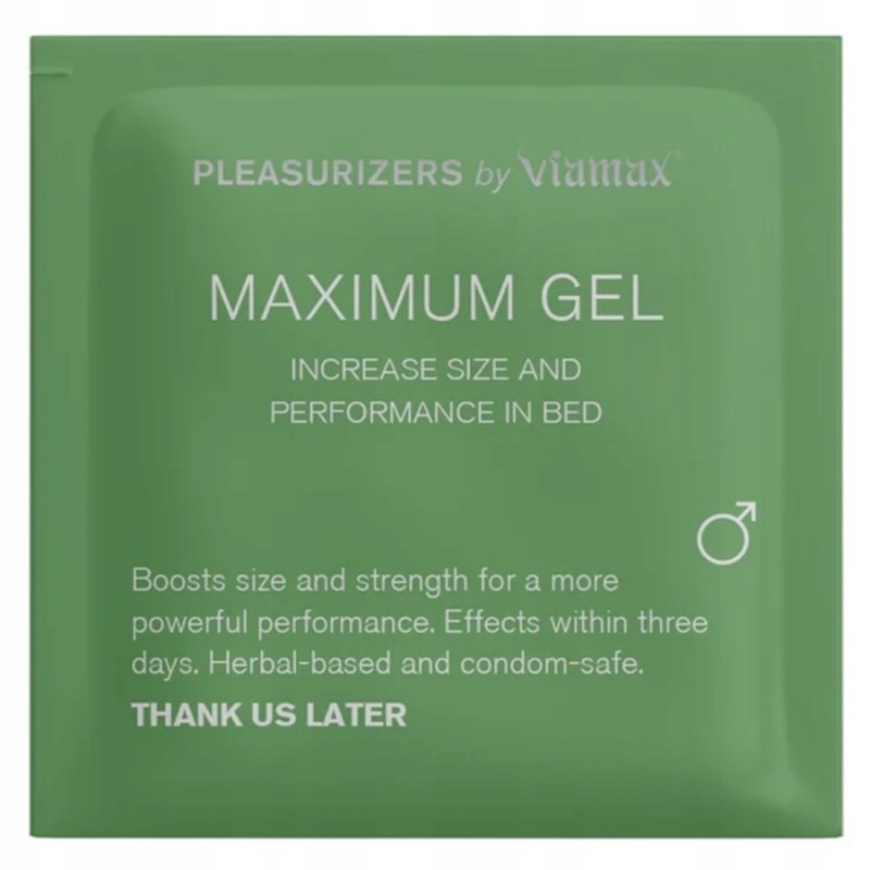 Viamax Maximum Gel Інтимний Гель для Ерекції Саше 20x3 мл
