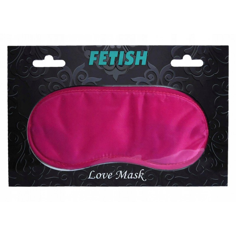 Маска Love рожева - B - Серія Fetish