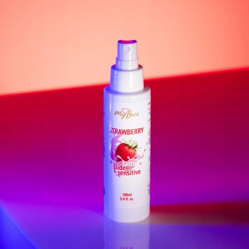 MyLove Taste-slide sensitive-strawberry, 100 мл.