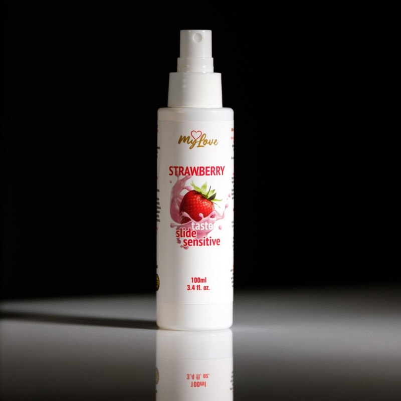 MyLove Taste-slide sensitive-strawberry, 100 мл.