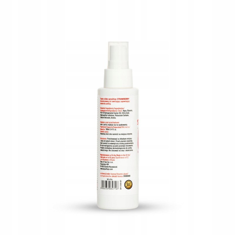 MyLove Taste-slide sensitive-strawberry, 100 мл.