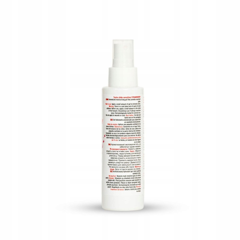 MyLove Taste-slide sensitive-strawberry, 100 мл.