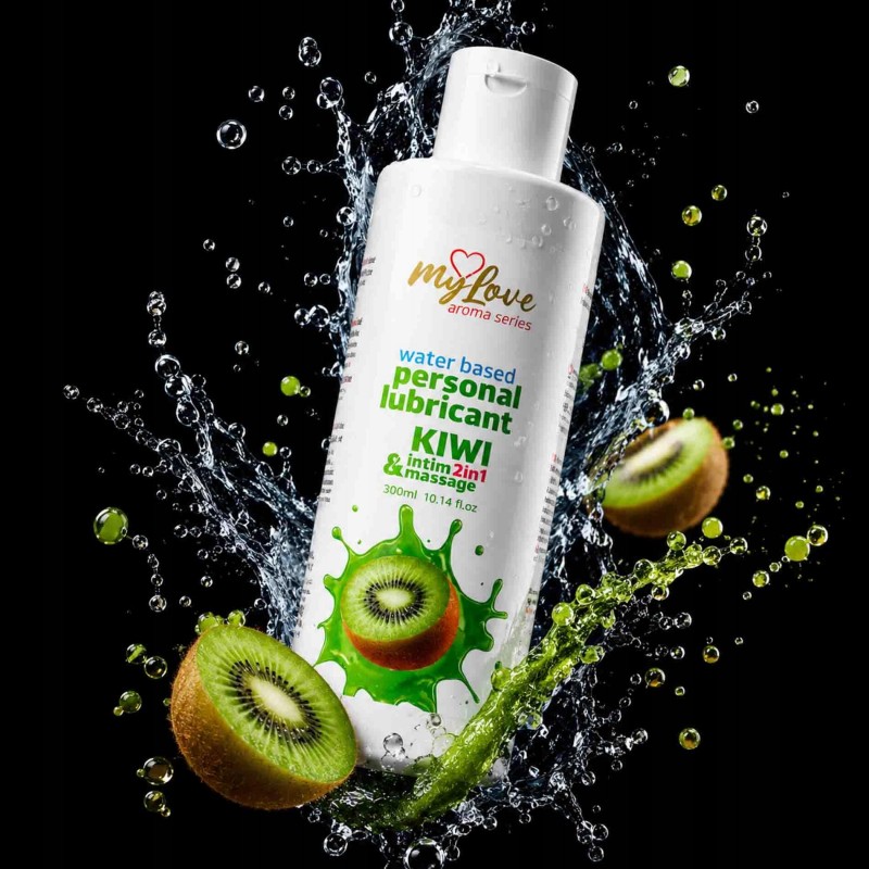 MyLove Aroma Series Інтимний та масажний гель 2в1 Ківі 300мл