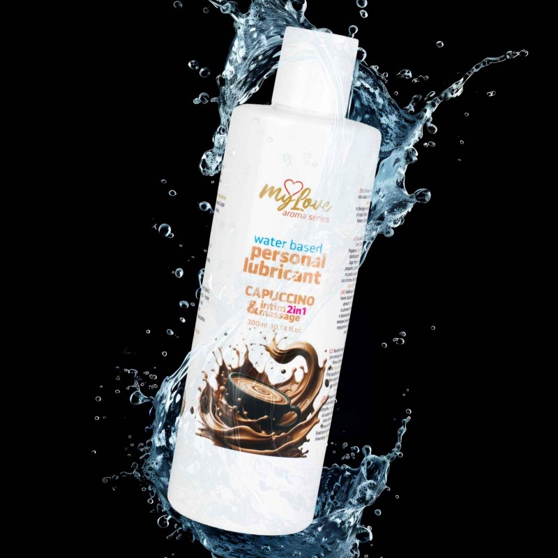 MyLove Aroma Series Інтимний та масажний гель 2в1 Капучино 300мл