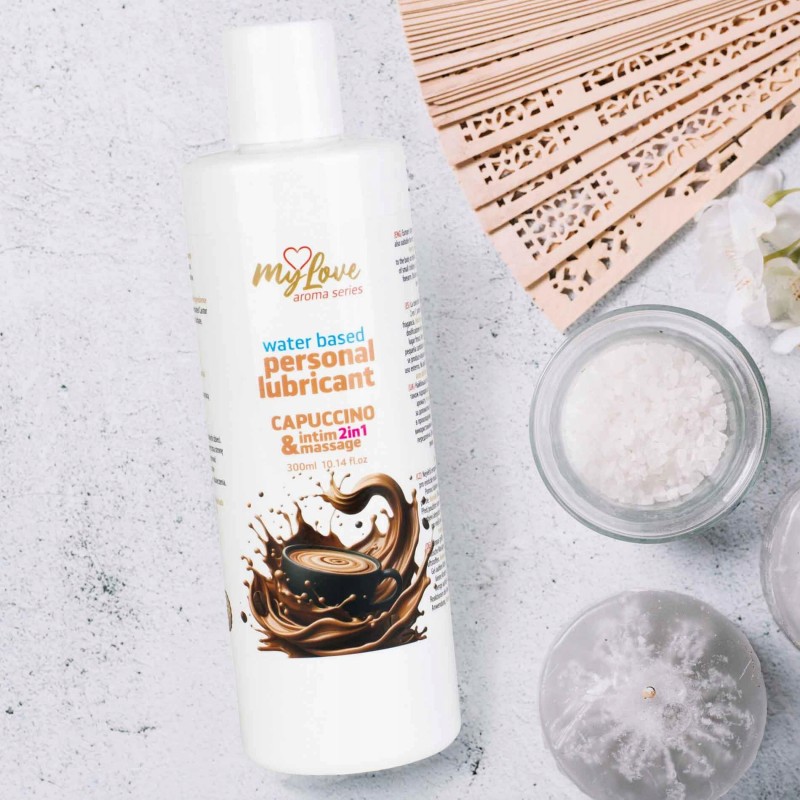 MyLove Aroma Series Інтимний та масажний гель 2в1 Капучино 300мл